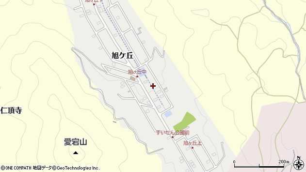 〒666-0212 兵庫県川辺郡猪名川町旭ケ丘の地図