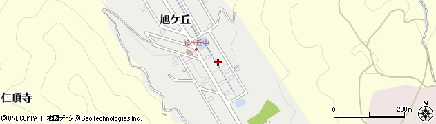 兵庫県猪名川町（川辺郡）旭ケ丘周辺の地図