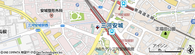 トヨタレンタリース名古屋三河安城新幹線口店周辺の地図