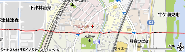 京都府京都市西京区下津林南中島町117周辺の地図