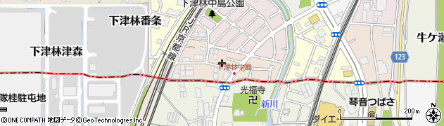 京都府京都市西京区下津林南中島町74周辺の地図