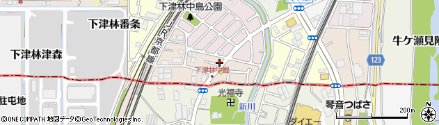 京都府京都市西京区下津林南中島町52周辺の地図