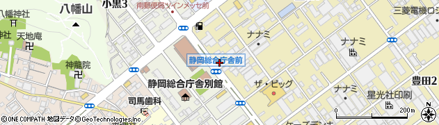 城内敏男土地家屋調査士事務所周辺の地図
