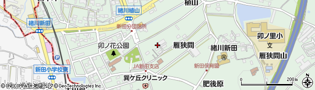 愛知県知多郡東浦町緒川雁狭間36周辺の地図