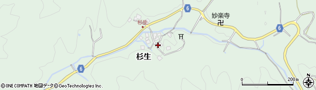 大阪府高槻市杉生千ケ谷11周辺の地図