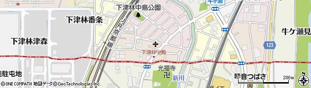 京都府京都市西京区下津林南中島町49周辺の地図