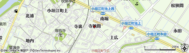 愛知県刈谷市小垣江町（寺狭間）周辺の地図
