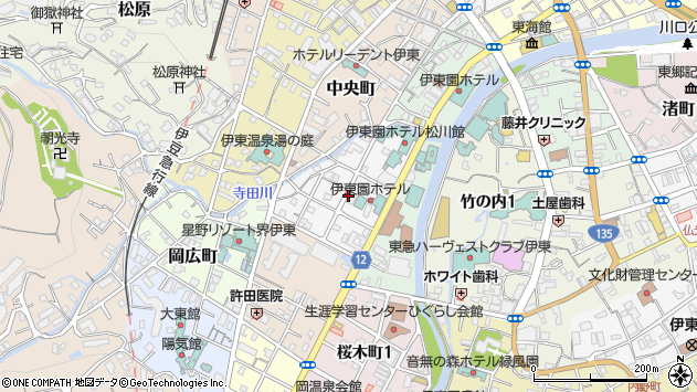〒414-0018 静岡県伊東市寿町の地図