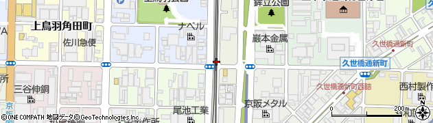京都府京都市南区上鳥羽尻切町周辺の地図
