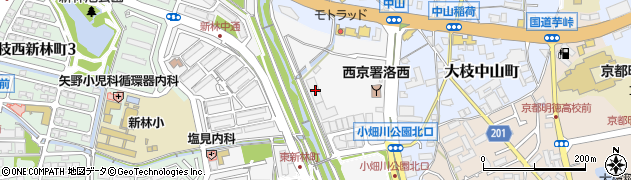 京都府京都市西京区大枝東新林町2丁目2周辺の地図