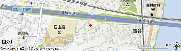 滋賀県大津市田辺町18周辺の地図