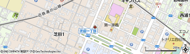 ドコモショップ四日市中央通り店周辺の地図