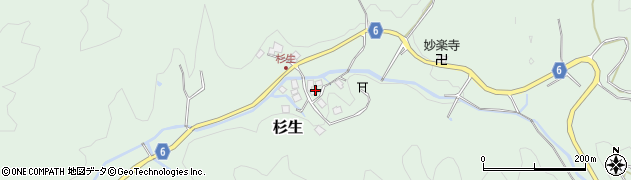 大阪府高槻市杉生（千ケ谷）周辺の地図