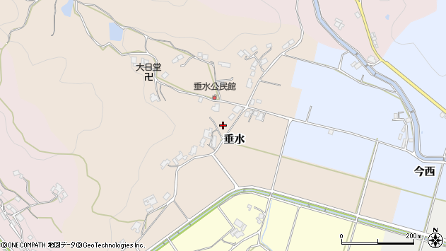 〒563-0366 大阪府豊能郡能勢町垂水の地図
