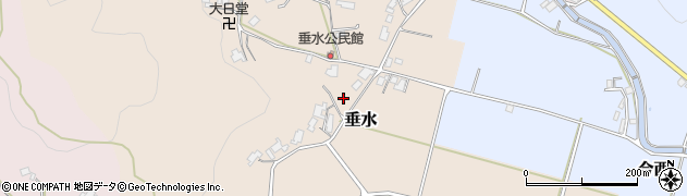 大阪府豊能郡能勢町垂水周辺の地図