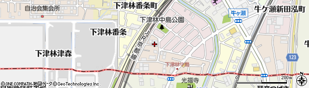 京都府京都市西京区下津林南中島町9周辺の地図