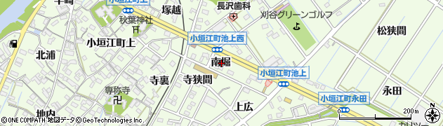 愛知県刈谷市小垣江町南堀周辺の地図