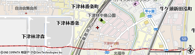 京都府京都市西京区下津林南中島町8周辺の地図