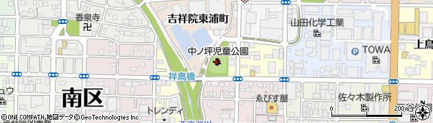 京都府京都市南区上鳥羽北中ノ坪町周辺の地図