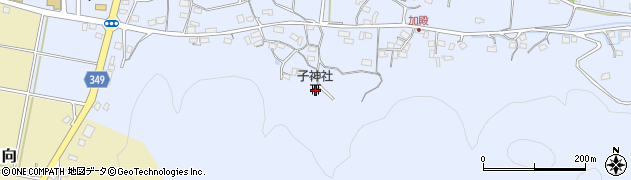 子神社周辺の地図