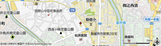 京都勧修寺郵便局 ＡＴＭ周辺の地図