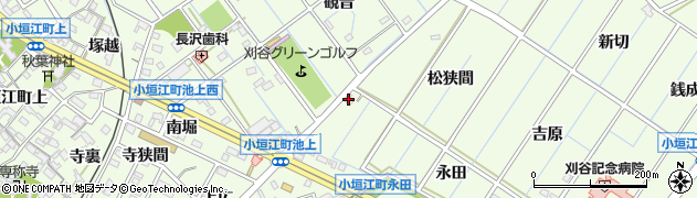 愛知県刈谷市小垣江町永田101周辺の地図