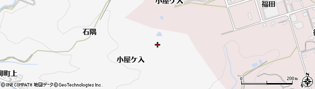 愛知県岡崎市箱柳町（小屋ケ入）周辺の地図