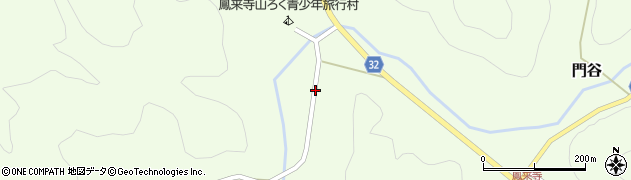 愛知県新城市門谷（東畑）周辺の地図