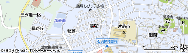 愛知県知多郡東浦町石浜藤塚周辺の地図