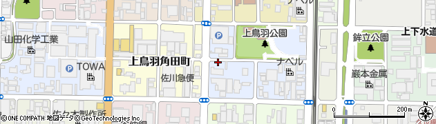 京都府京都市南区上鳥羽仏現寺町周辺の地図