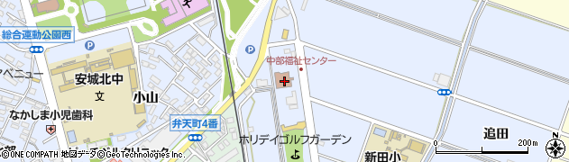 愛知県安城市新田町新栄84周辺の地図
