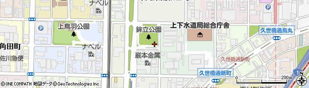 京都府京都市南区上鳥羽鉾立町周辺の地図
