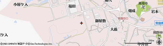 愛知県岡崎市田口町林22周辺の地図