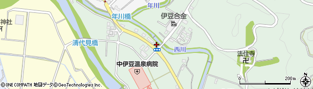 静岡県伊豆市下白岩1617周辺の地図