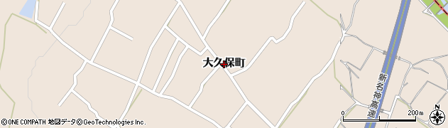 三重県鈴鹿市大久保町周辺の地図