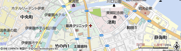 静岡銀行伊東支店周辺の地図