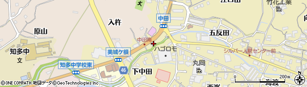 愛知県知多市岡田美城ケ根50周辺の地図