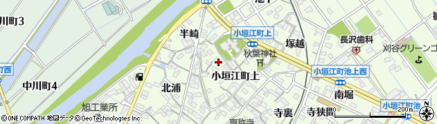 愛知県刈谷市小垣江町上77周辺の地図