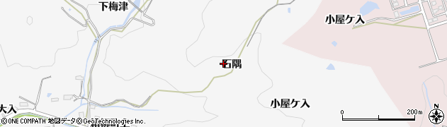 愛知県岡崎市箱柳町（石隅）周辺の地図