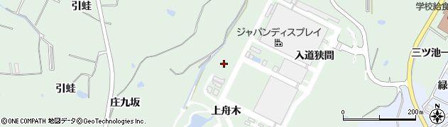 愛知県東浦町（知多郡）緒川（上舟木）周辺の地図
