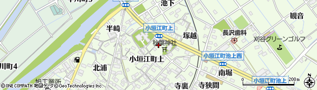 愛知県刈谷市小垣江町上94周辺の地図