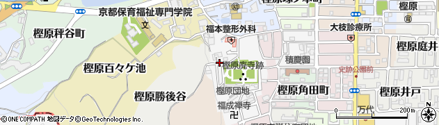 京都府京都市西京区樫原内垣外町周辺の地図