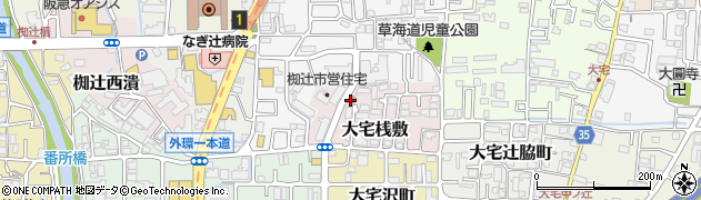 山科警察署椥辻交番周辺の地図