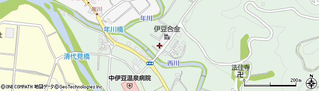 静岡県伊豆市下白岩618-3周辺の地図