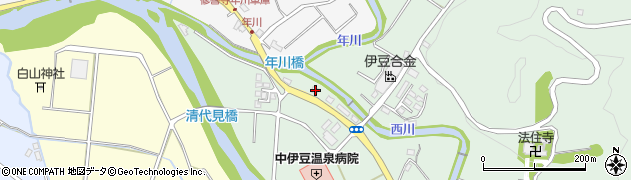 静岡県伊豆市下白岩1610周辺の地図