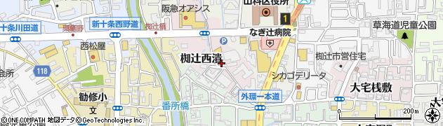 京都府京都市山科区椥辻西潰5周辺の地図