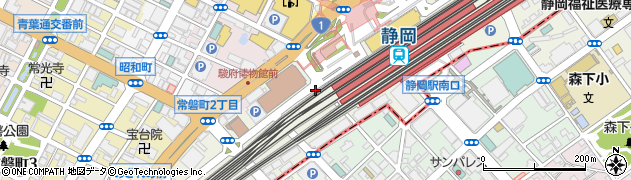 吉野家 ＪＲ静岡駅店周辺の地図