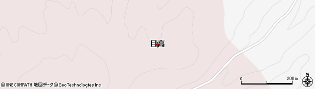兵庫県佐用町（佐用郡）目高周辺の地図