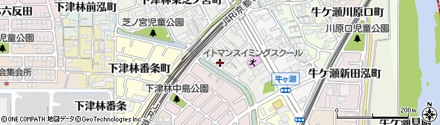 京都府京都市西京区牛ケ瀬西柿町周辺の地図