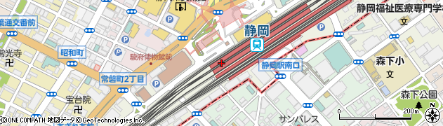 石松餃子・静岡アスティ店周辺の地図
